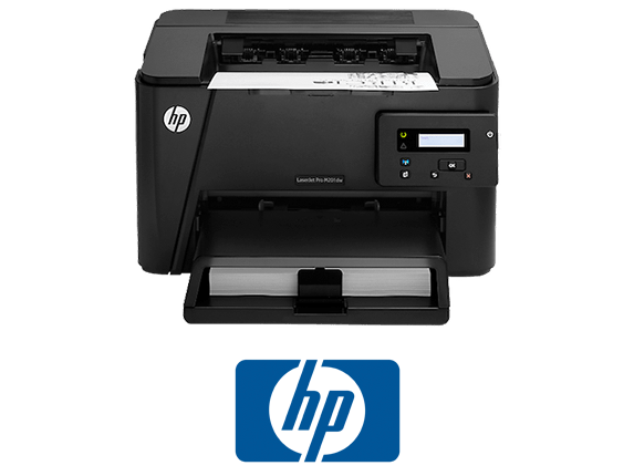 A black printer of HP